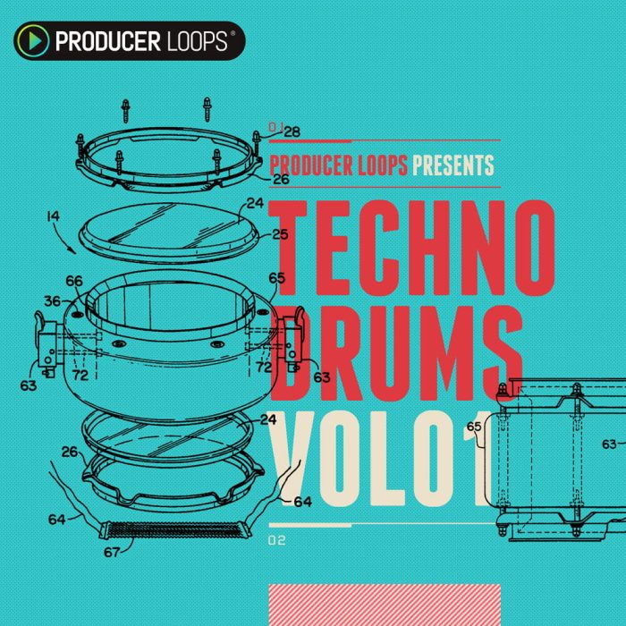 Proudcer Loops Techno Drums