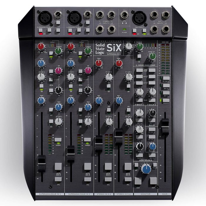 SSL SiX desktop mixer