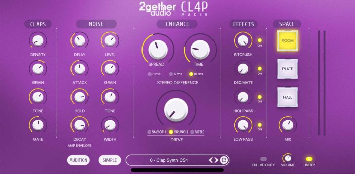 2getheraudio CL4P Maker Advanced Edit