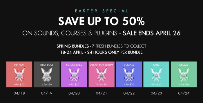 ADSR Sounds Easter Sale