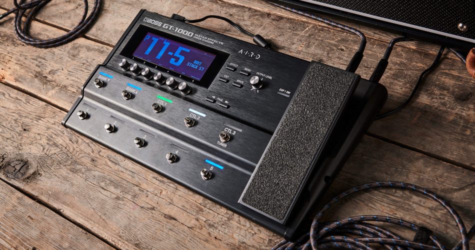 BOSS GT1000 update adds bass guitar support, new footswitch modes & more