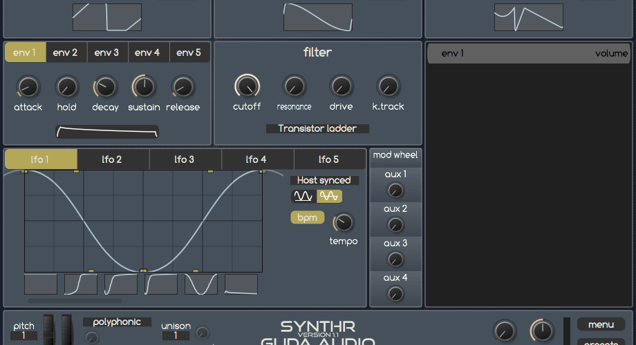 GuDa Audio SynthR 1.1