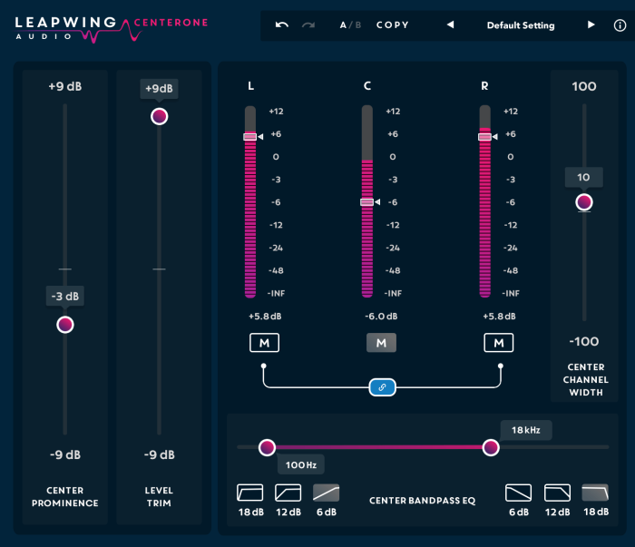 LeapWing CenterOne