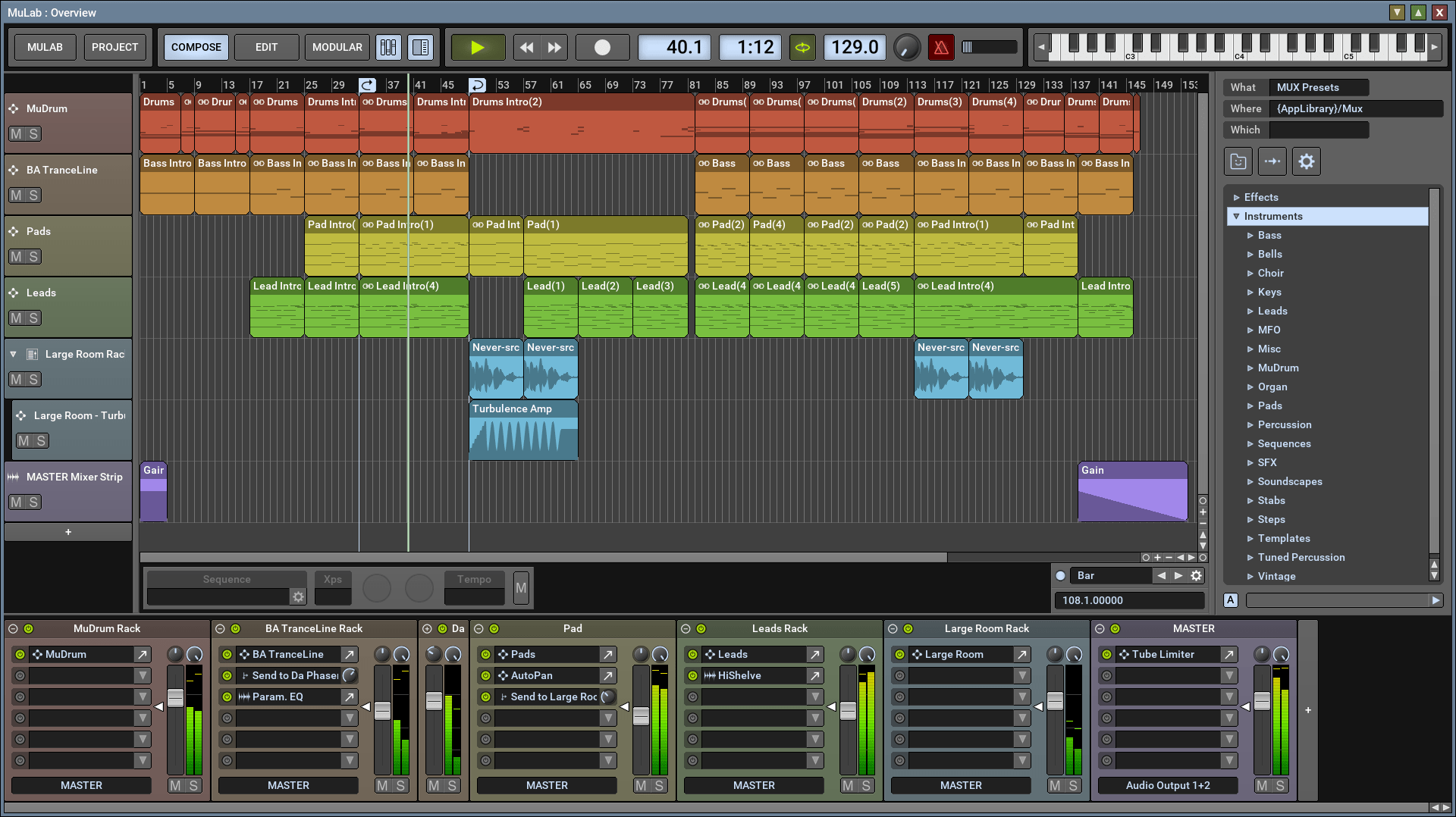 mulab play vst amp without recording