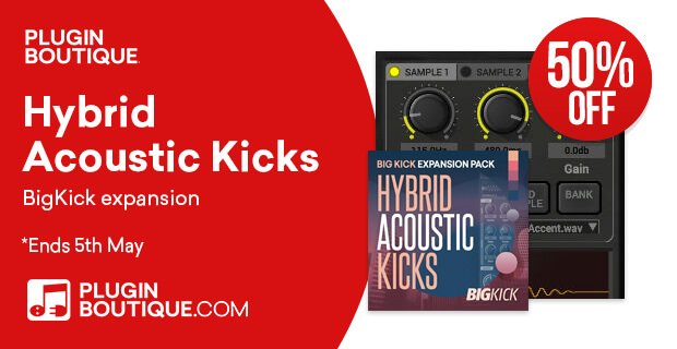 PluginBoutique BigKick HybridKicks Expansion 50 PluginBoutique