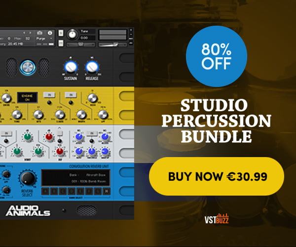 VST Buzz Studio Percussion Bundle 80 OFF