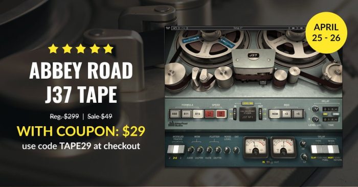 Waves Abbey Road J37 Tape sale