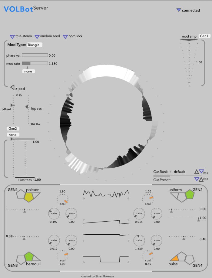 sonibLAB VOLBot server