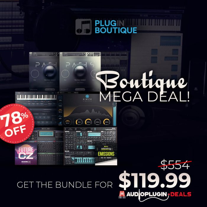 Audio Plugin Deals Boutique Mega Deal