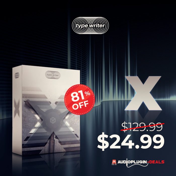 Audio Plugin Deals Type Writer Audio X