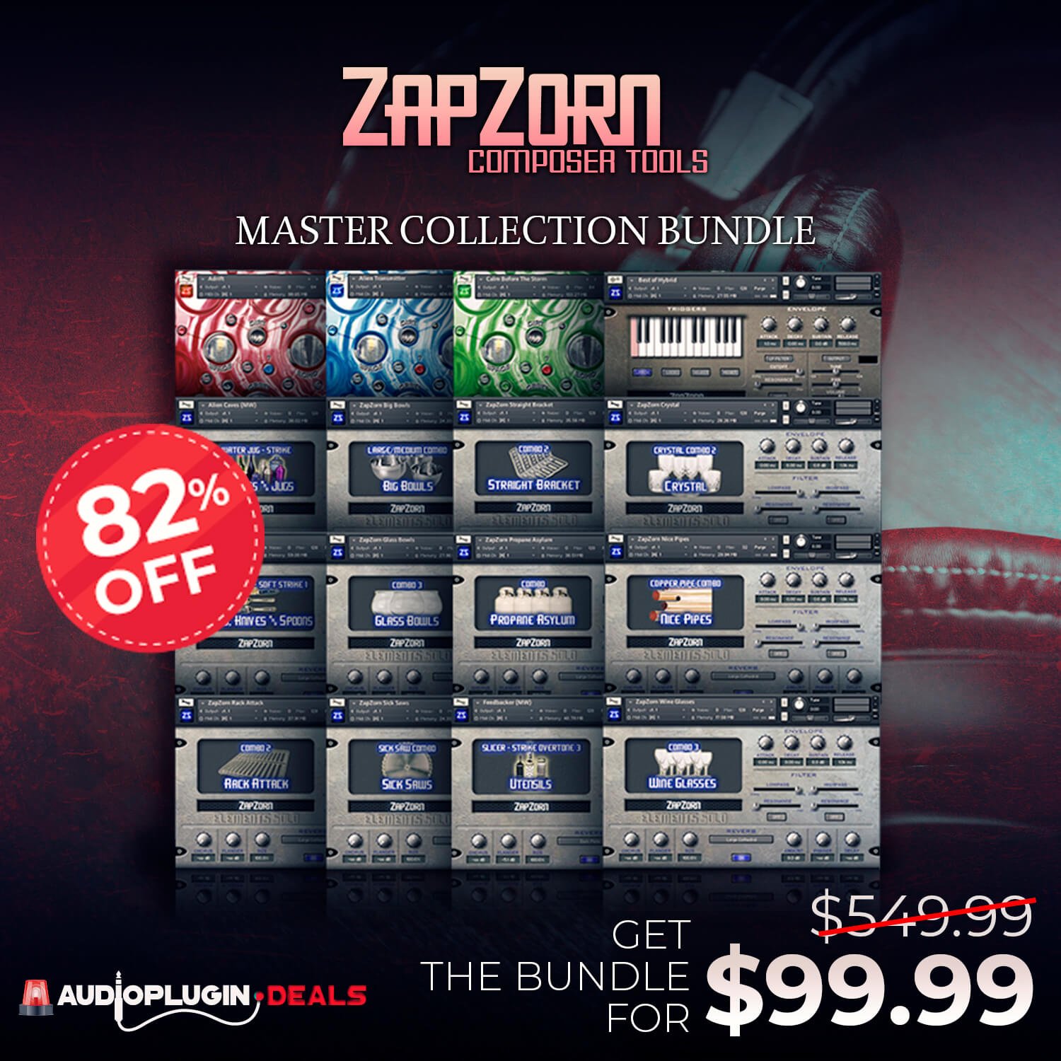 Get 82% off ZapZorn Master Collection, on sale for $99.99 at Audio ...