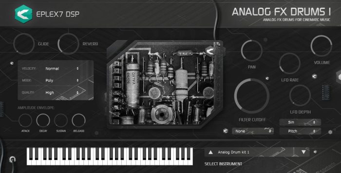 Eplex7 Analog FX drums1