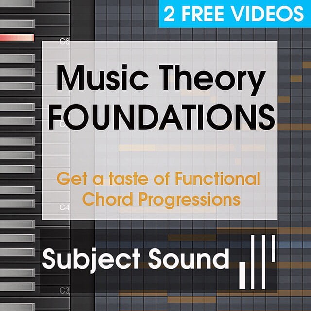 Subject Sound Music Theory Foundations