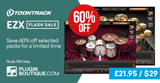 Toontrack EZX Flash Sale