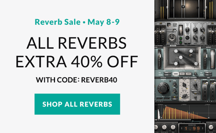 Waves Audio Reverb Sale 2019