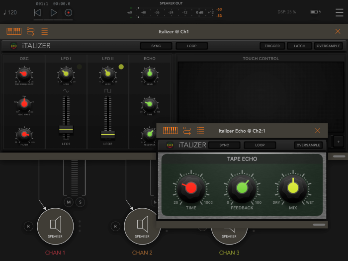 Numerical Audio Italizer