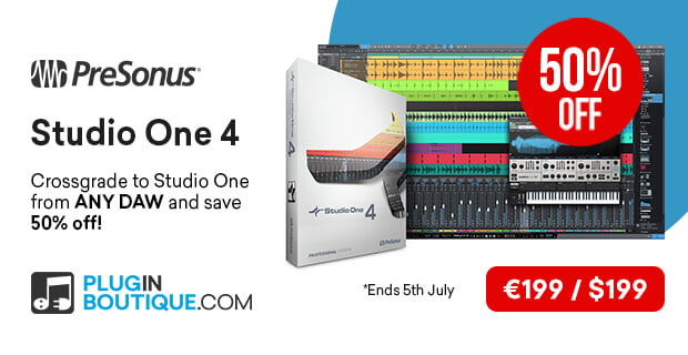 PreSonus Studio One 4 Professional crossgrade deal