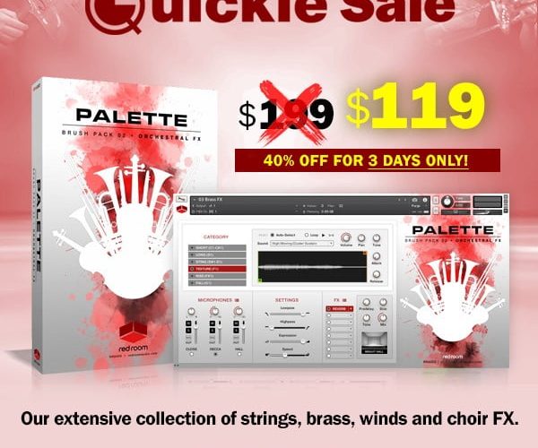 Red Room Audio Palette Orchestral Cinematic FX Sale