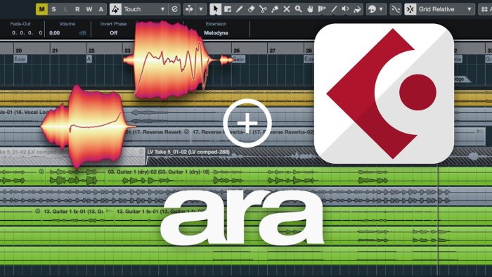 Steinberg Cubase and Nuendo ARA2 support