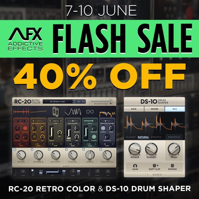 XLN Audio Flash Sale 40 OFF