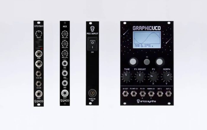 Erica Synths new Eurorack modules & Graphic VCO firmware