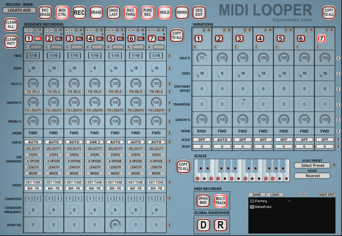 Homegrown Sounds Midi Looper