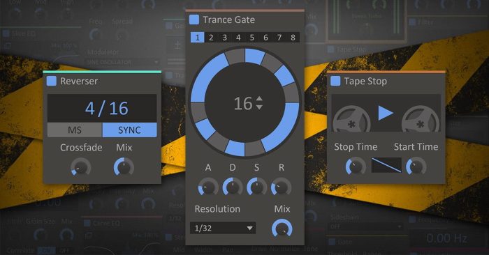 Kilohearts Tape Stop, Reverser & Trance Gate