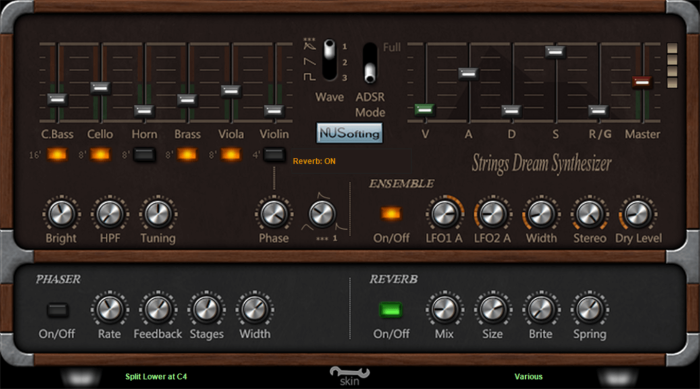 NUSofting Strings Dream Synthesizer 2.0