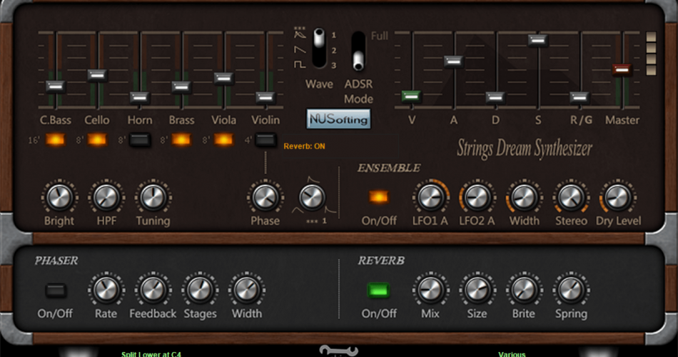 NUSofting Strings Dream Synthesizer 2.0