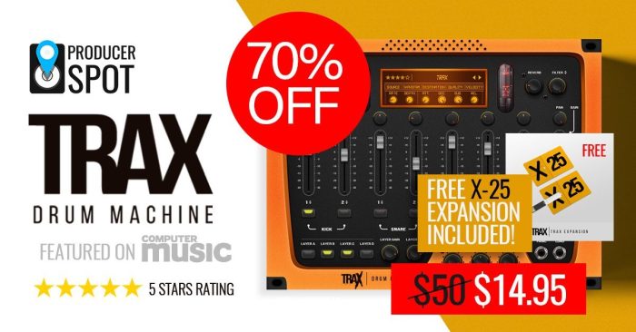 ProducerSpot Trax Drum Machine 70 OFF