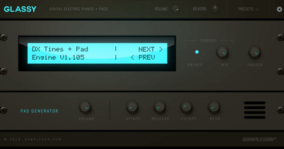 Glassy: Digital electric piano module on sale for  USD