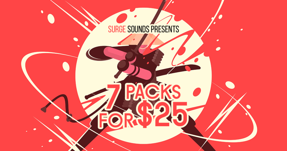 Surge Sounds 7 Packs for 25