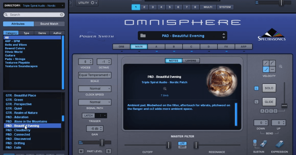 Triple Spiral Audio Nordic for Omnsiphere 2.6