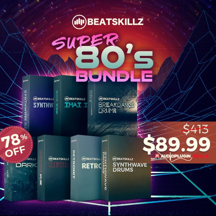 Audio Plugin Deals BeatSkillz Super 80s Bundle