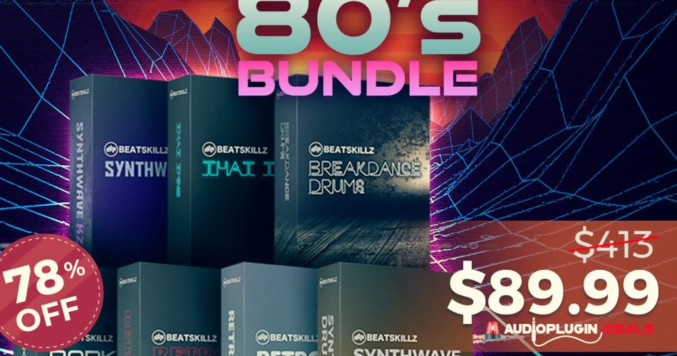 Audio Plugin Deals BeatSkillz Super 80s Bundle