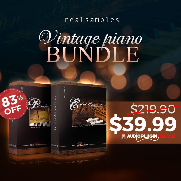 Audio Plugin Deals Realsamples Vintage Piano Bundle