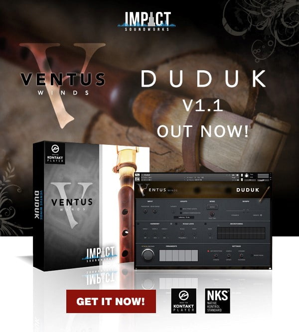 Impact Soundworks Ventus Winds Duduk update