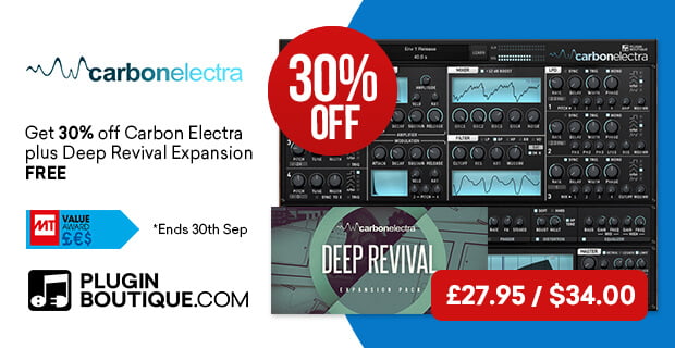 Plugin Boutique Carbon Electra 30 OFF Deep Revival Expansion