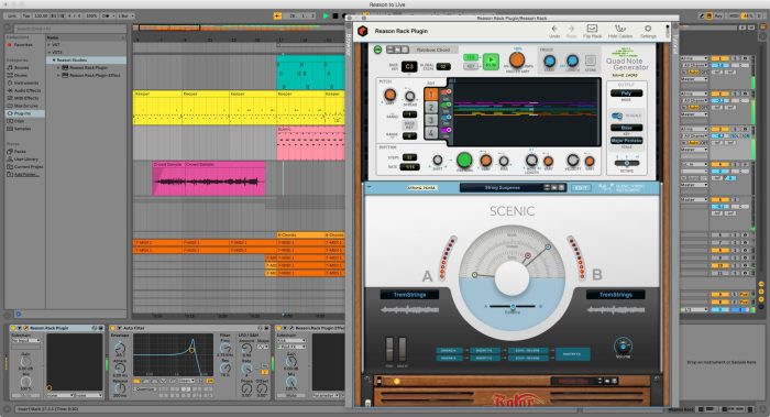 Reason Studios Reason 11 screen