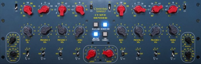 Softube Chandler Limited Curve Bender Mastering EQ plugin