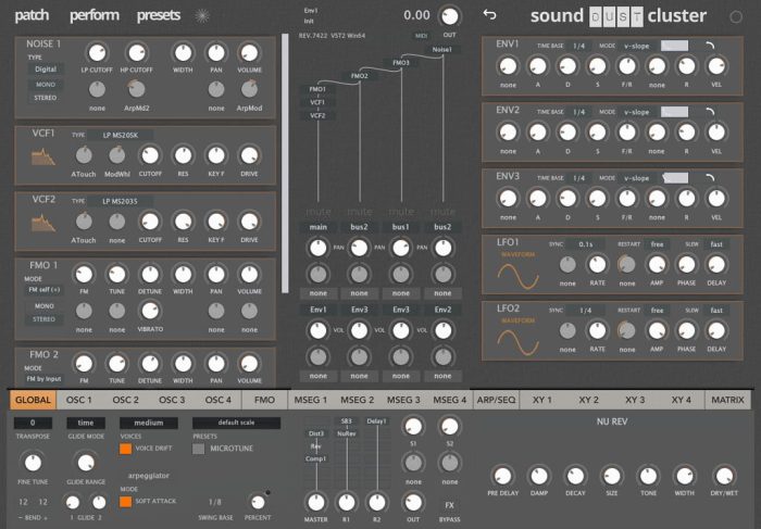 Sound Dust Cluster for Zebra 2