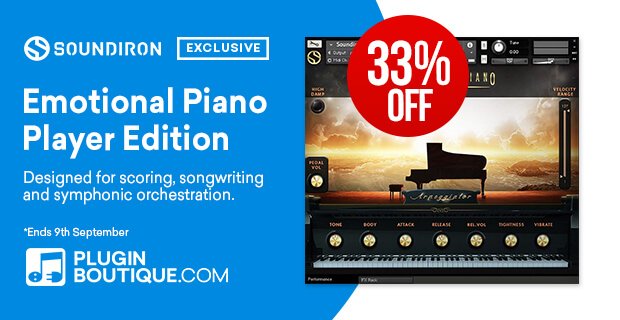 Soundiron Emotional Piano Kontakt Player 33% OFF