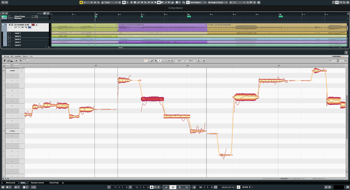 vocal comping extended ARA support in and Melodyne
