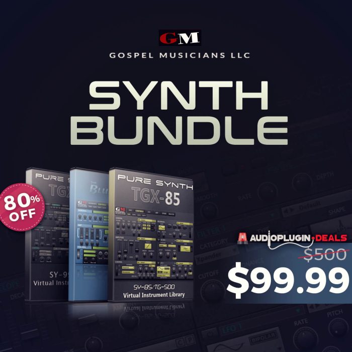 Audio Plugin Deals Gospelmusicians Synth Bundle