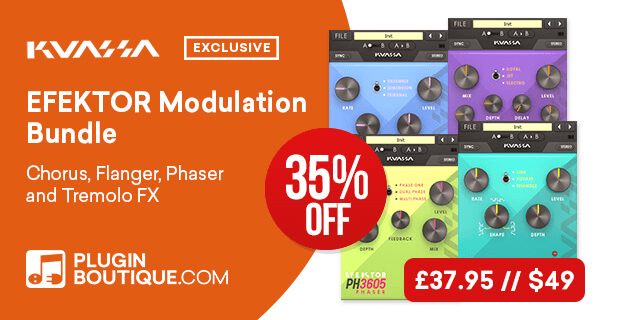 Kuassa Efektor Modulation Bundle Sale