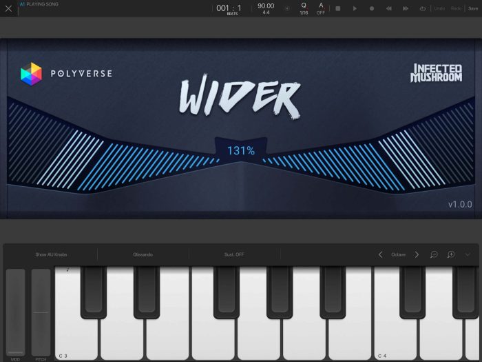 Polyverse Music Wider for iOS