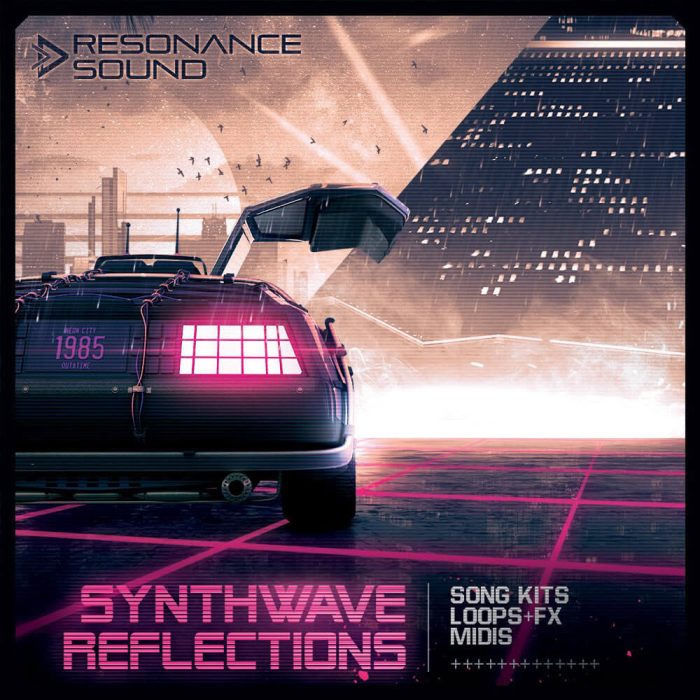 Resonance Sound Synthwave Reflections