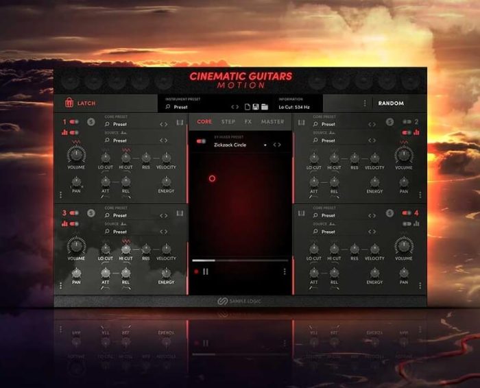 Sample Logic Cinematic Guitars Motion feat