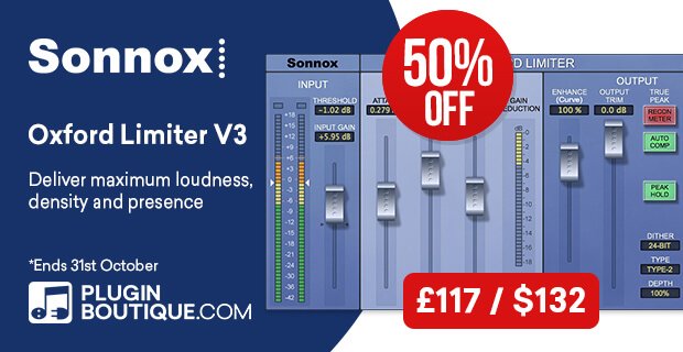 good settings for sonnox oxford limiter good settings for sonnox oxford limiter