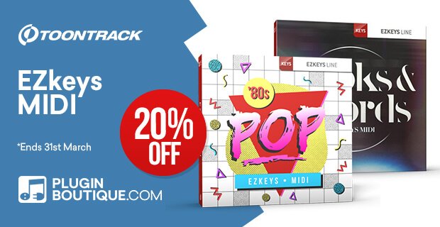 Toontrack EZkeys MIDI Sale